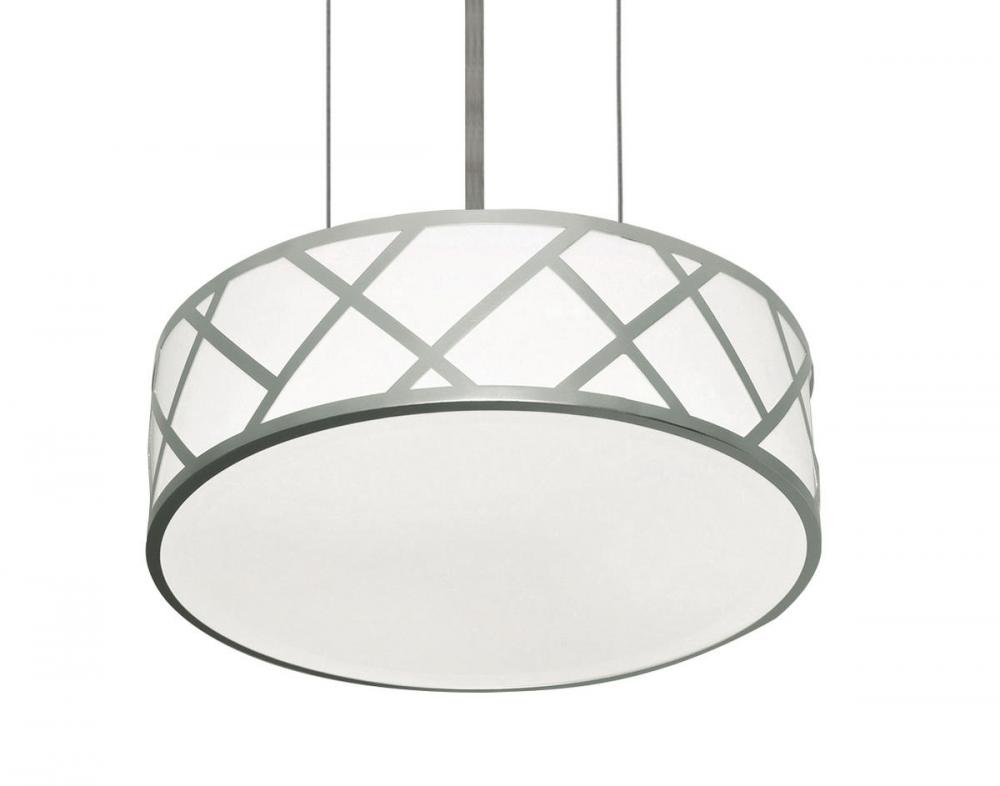 Haven 17'' LED Pendant - 30W 120-277V - Satin Nickel