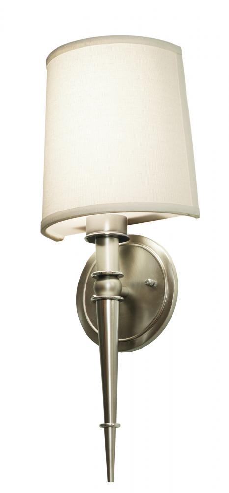 Montrose 8'' LED Sconce - Oil Rubbed Bronze Finish - Cream Linen