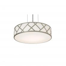 AFX Lighting, Inc. HVNP17MBSN - Haven 17'' Med Base Pendant - SN w/ SN