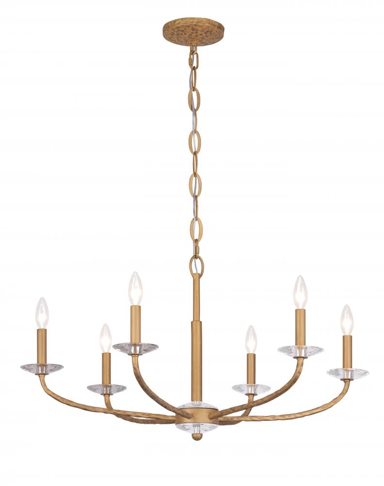 Atella - 6 Lights Chandelier