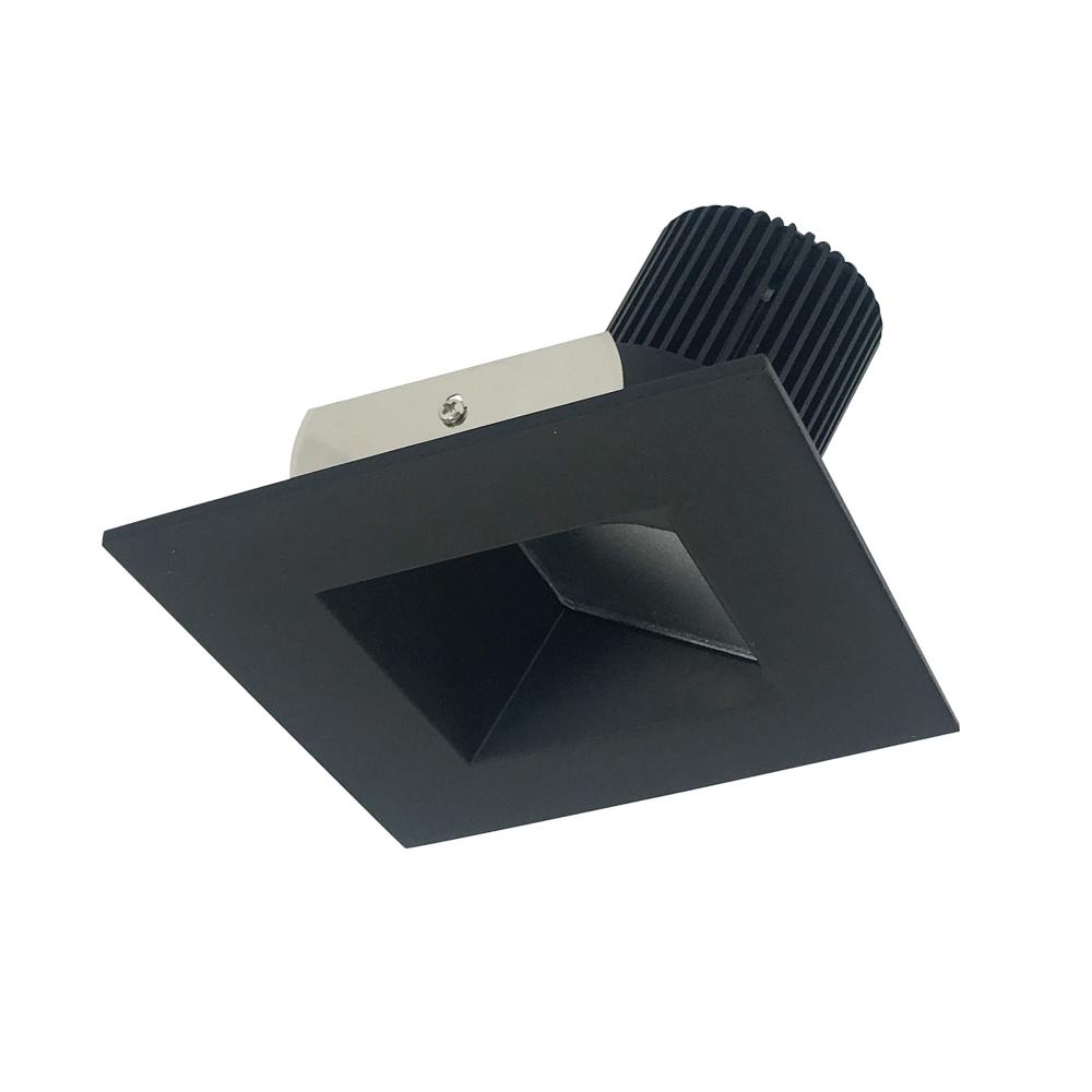 4" Iolite LED Square Wall Wash, 800lm / 14W, 5000K, Black Reflector / Black Flange