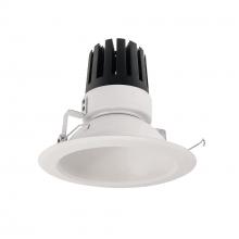 Nora NRM3-61L327SWW - 6" Marquise III Round Open Reflector, 2000lm, 2700K, Spot Optic, White Reflector/White Flange