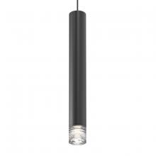 Sonneman 3059.25-CK25-J20 - 3" Tall LED Pendant w/ Clear Ribbon Glass Trim and 25? Narrow Flood Lens