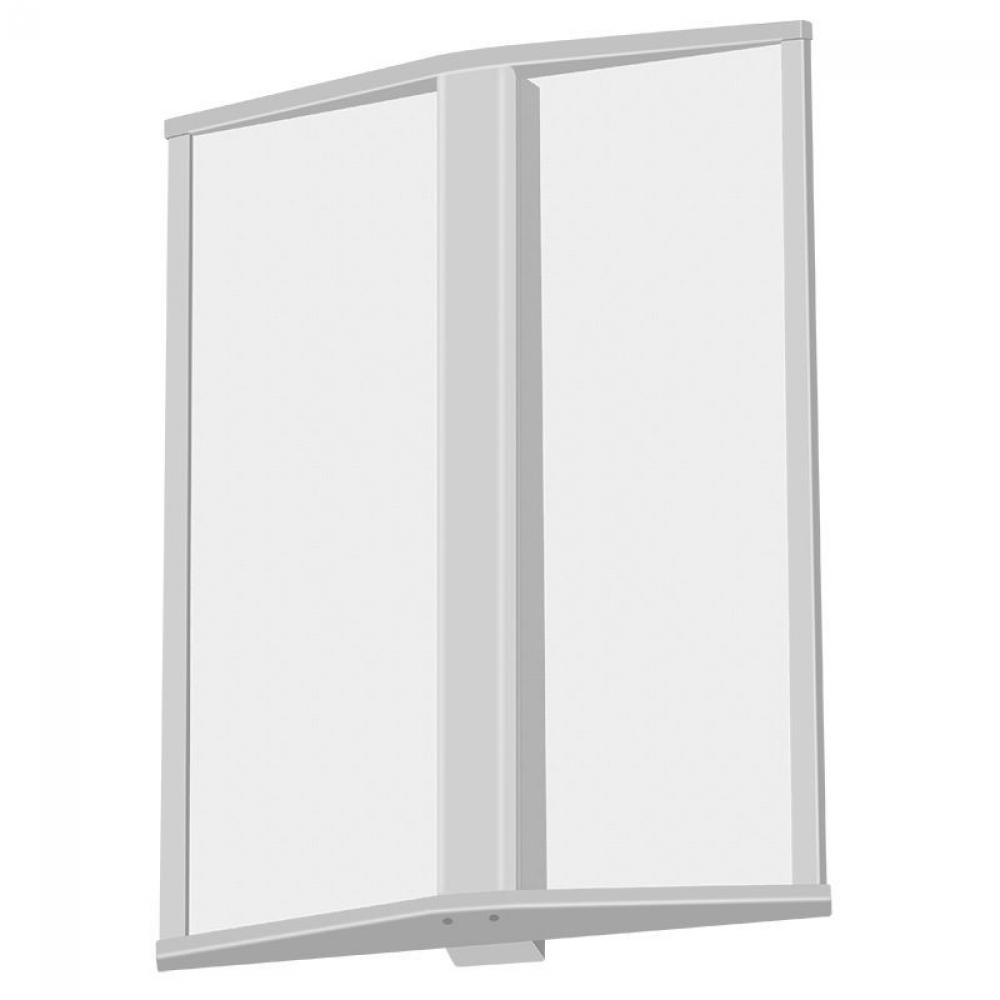 12in COMMERCIAL WALL SCONCE CLEAR PANEL SELECT 10/15/20W 30/35/40K 110-277V 0-10V