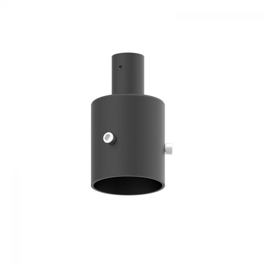 DAB 3in POLE ADAPTER FOR 1 BELL ARM, BLACK