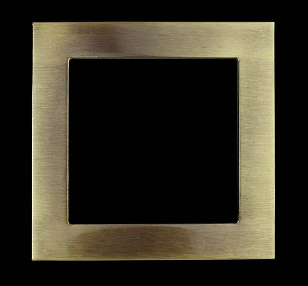 6 INCH SQUARE TRIM FOR SSL6 SERIES. ANTIQUE BRONZE