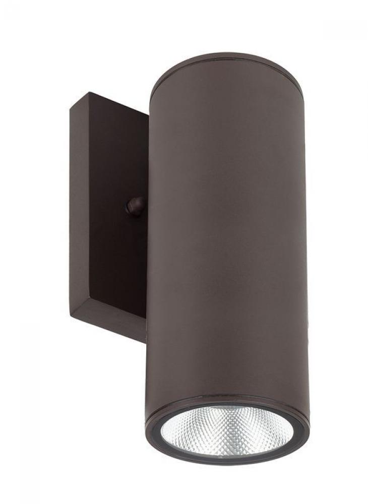 2in WALL CYL. DOWN LIGHT 6W 30K/40K/50K DIM. - BRONZE