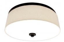 Westgate MFG C3 LCFF-18-MCT5-BR - INTEGRATED LED FABRIC DRUM 18in 30W 1800LM C90 5CCT 27/30/35/40/50K, BRONZE