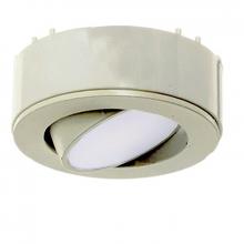 Westgate MFG C3 PL120ADJ-40K-BN - 120V ADJ. SLIM PUCK LIGHT, ETL, 4000K, BRUSHED NICKEL