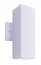 Westgate MFG C3 WMCS-UDL-MCT-WH-DT - 4in SQUARE U/D WALL CYL. 2X12W 30K/40K/50K DIM. - WHITE