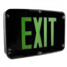 Westgate MFG C3 XTN4X-1GB - NEMA 4X RATED LED EXIT SIGN, SINGLE FACE, GREEN BLACK