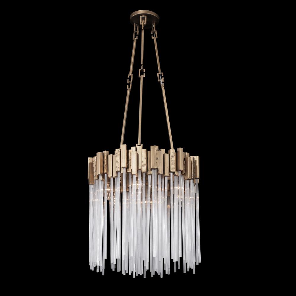 Matrix 6-Lt Pendant - Havana Gold