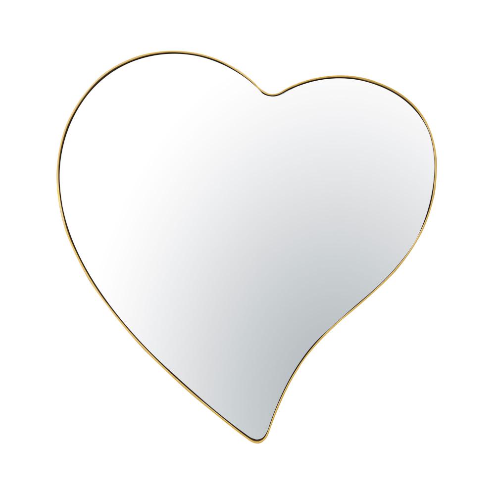 Who Do Ya' Love 30x30 Mirror - Gold