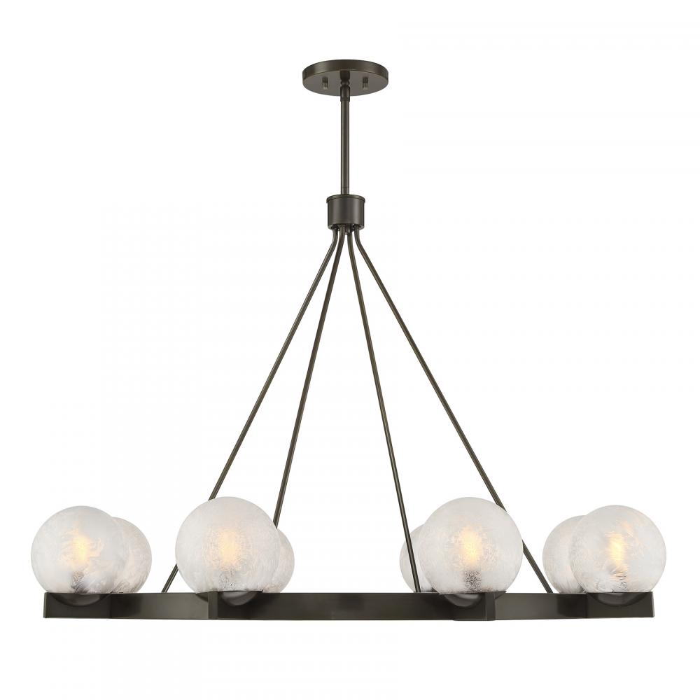 Darien 8-Light Chandelier in Mediterranean Bronze