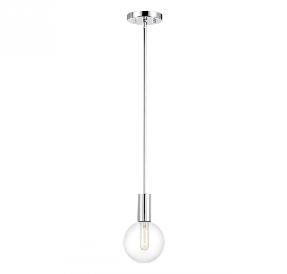 Wright 1-Light Mini-Pendant in Chrome