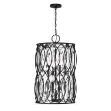 Savoy House 7-2004-8-89 - Snowden 8-Light Pendant in Matte Black