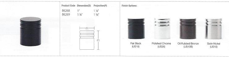 BRASS METRIC KNOB