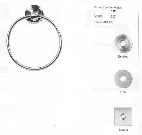 STAINLESS STEEL TOWEL RING