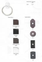 Emtek 2301-1-DB - SANDCAST BRONZE TOWEL RING