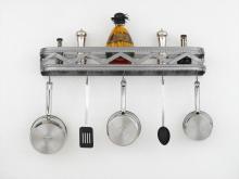 Hi-Lite MFG Co. H-60-46Y-B-BK01/A-COP W/CI - POT RACK COLLECTION