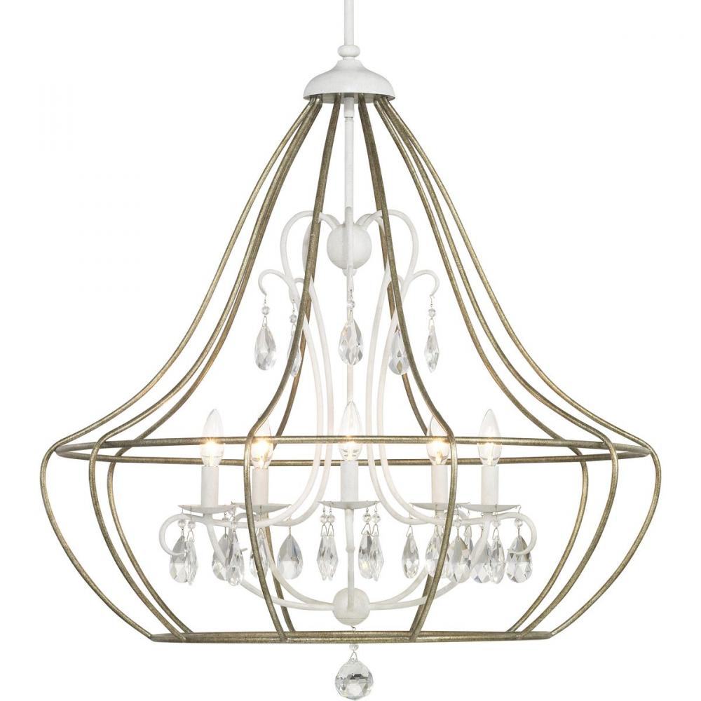 Fleurette Collection Five-Light Chandelier