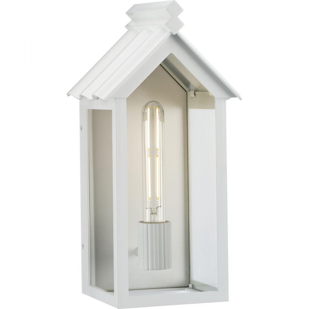 POINT DUMEÂ® by Jeffrey Alan Marks for Progress Lighting Dunemere Shelter White Outdoor Wall Lantern