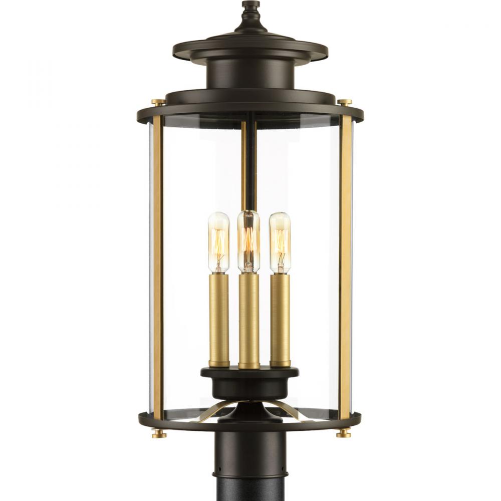 Squire Collection Three-Light Post Lantern