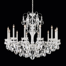 Schonbek 1870 ST1849N-22H - Sonatina 12 Light 120V Chandelier in Heirloom Gold with Clear Heritage Handcut Crystal