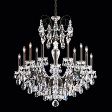 Schonbek 1870 ST1852N-22H - Sonatina 14 Light 120V Chandelier in Heirloom Gold with Clear Heritage Handcut Crystal