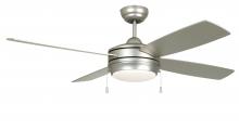 Craftmade LAV44BN4LK-LED - 44" Laval in Brushed Nickel w/ Brushed Nickel/Maple Blades