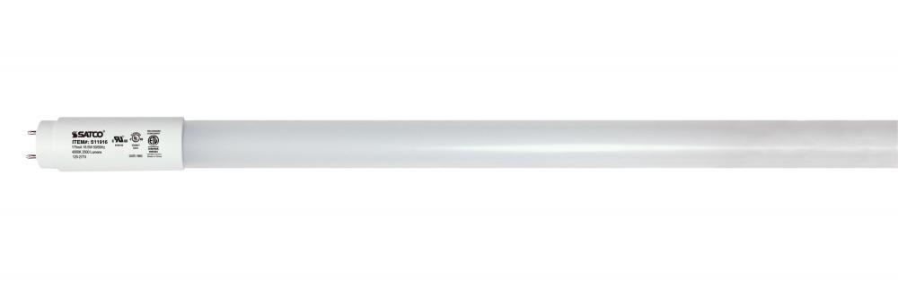 18.5 Watt T8 LED; 4000K; Medium Bi Pin base; 50000 Average rated hours; 120-277 Volt; Type B;