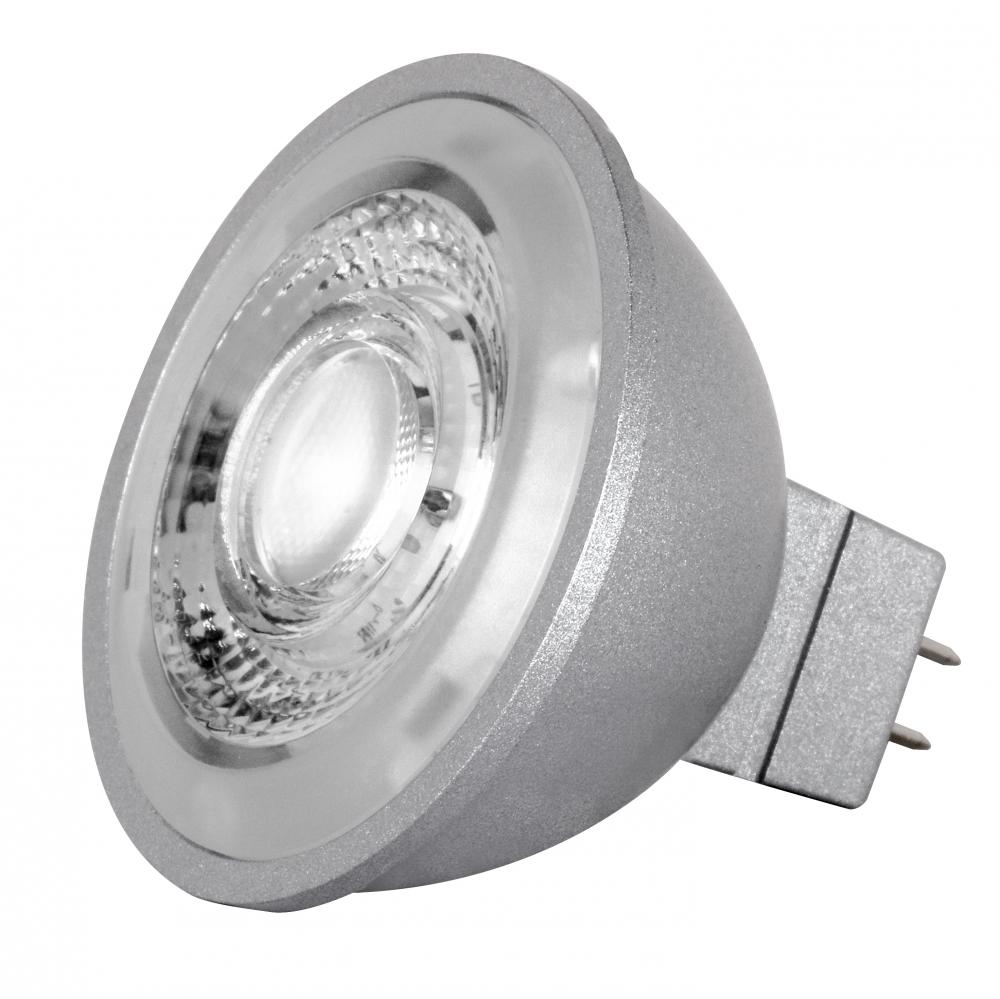 8W; LED MR16; 3500K; 40 deg. beam spread; GU5.3 base; 12 Volt AC/DC