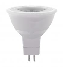 Satco Products Inc. S21742 - 7 Watt MR16 LED; GU5.3 base; 3000K; 12 Volt; 40 deg. Beam Angle; 2-Card