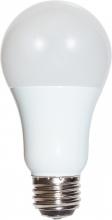 Satco Products Inc. S9319 - 3 Watt/9 Watt/12 Watt; A19 LED; 3-way; Frosted; 5000K; Medium base; 220 deg. Beam Angle; 120 Volt