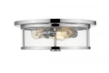 Z-Lite 462F16-CH - 3 Light Flush Mount