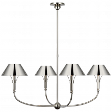 Visual Comfort & Co. Signature Collection TOB 5725PN-PN - Turlington Arched Chandelier