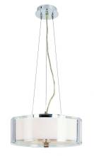 Trans Globe 2092 PC - 3 LT PENDANT-OPAL/CLEAR GLASS-