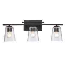 Trans Globe 22493 BK - Iris Vanity Lighting Black