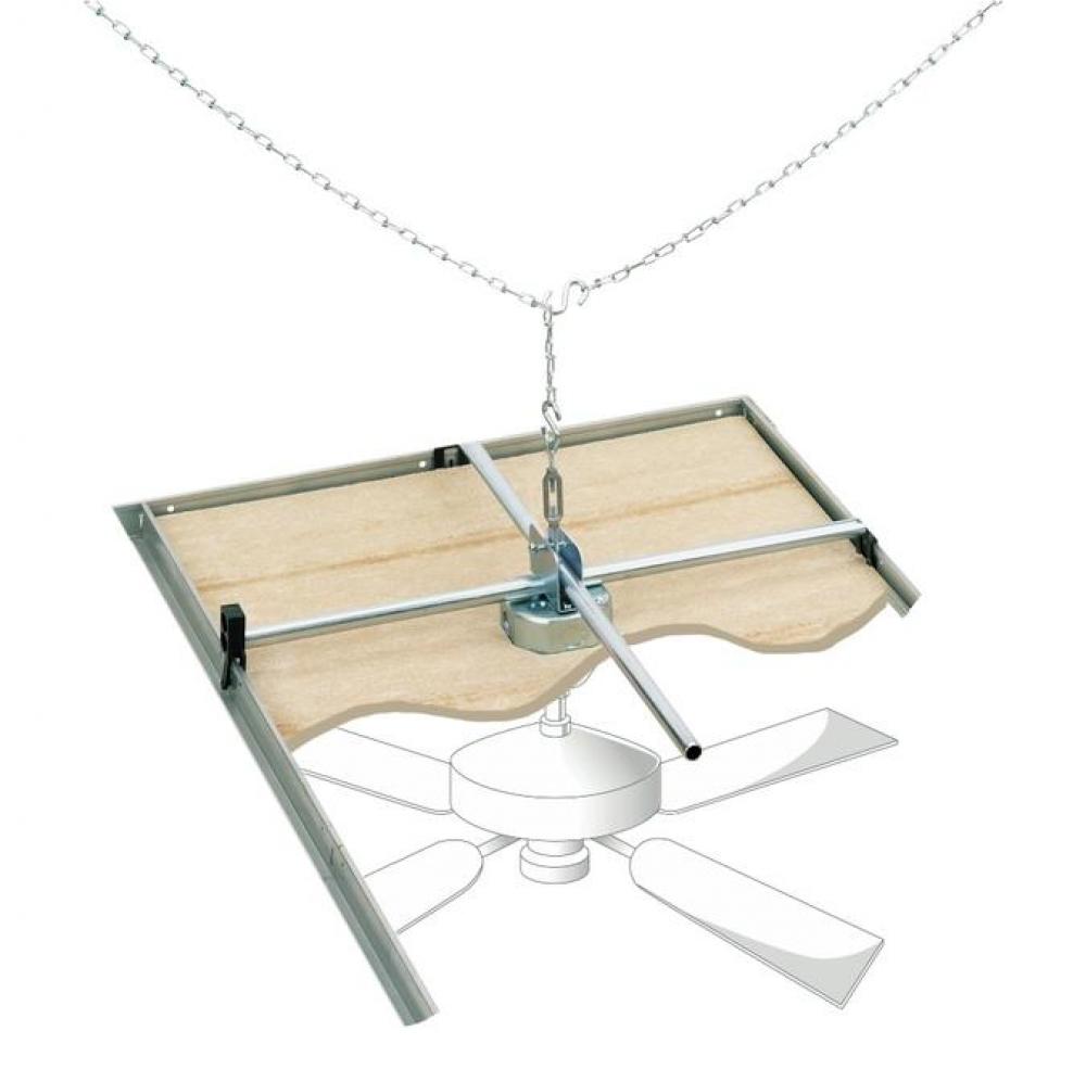 Saf T Grid Ceiling Fan Support Brace And Box For Suspended