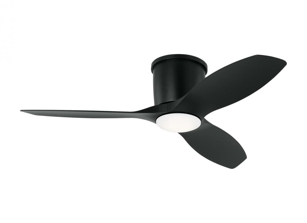 Titus 44 Inch Indoor/Outdoor Integrated LED Dimmable Hugger Ceiling Fan