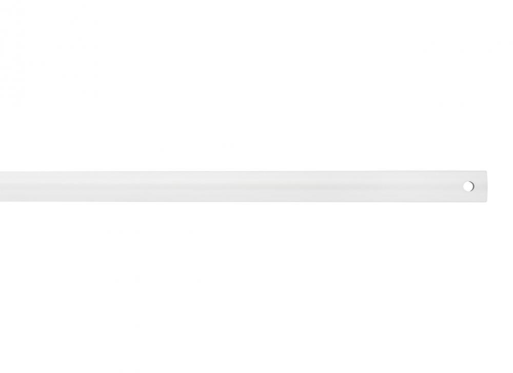 48" Downrod in White