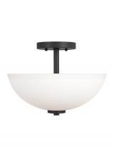 Generation Lighting 77160-112 - Two Light Semi-Flush Convertible Pendant