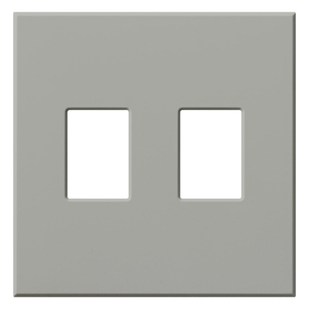 VAREO WALLPLATE 2GNG GRAY