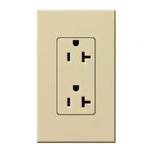 Lutron Electronics NTR-20-IV - NOVA T RECEPTACLE 20AMP IVORY