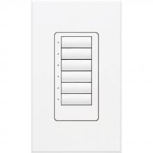 Lutron Electronics SS-6BI-GWH-E00 - SOFTSWITCH 48 6BUTTON SEETOUCH