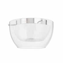 Troy C5114-PN - DUTTON Flush Mount