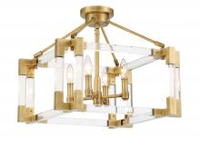 Minka Metropolitan N7353-790 - Prima Vista - 4 Lights Semi Flush