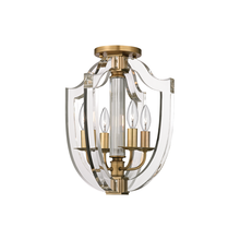 Hudson Valley 6500-AGB - Arietta Semi Flush