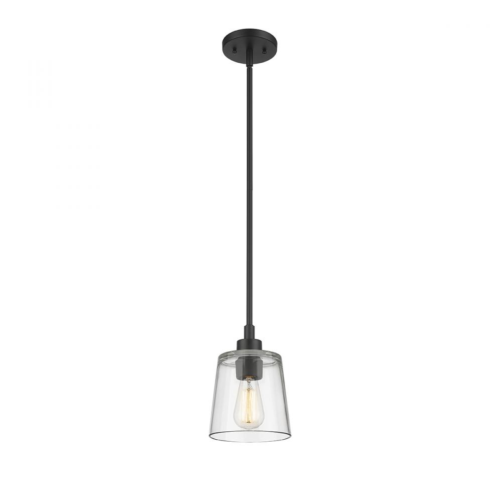 Evalon 1-Light Mini-Pendant light Matte Black