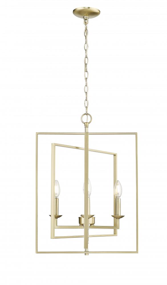 Nellis 4-Light Pendant light Modern Gold